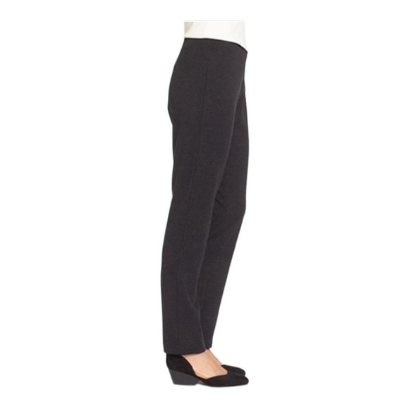 Eilleen Fisher Flex Ponte Pants Womens  Black Size Small Washable - Picture 2 of 11